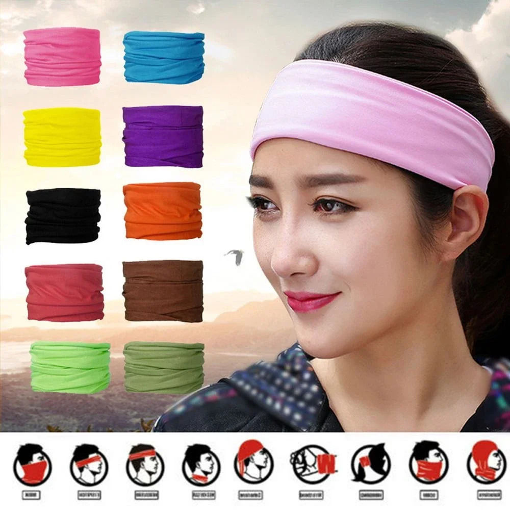 Sun Protection Balaclava Face Mask Hiking Scarves Neck Gaiter Face Mask Men Women Seamless Bandana Rave Face Cover Scarf Mask Balaclava Headband Head Wrap Headwear