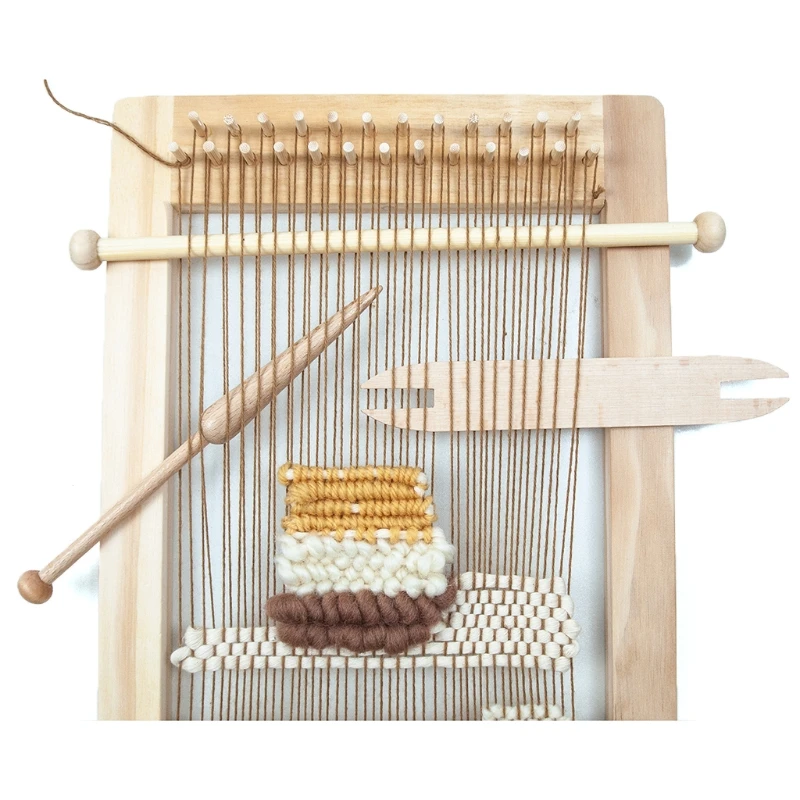 9 Pieces/pack Wooden Hand Loom Stick Set Complete Style Knitting