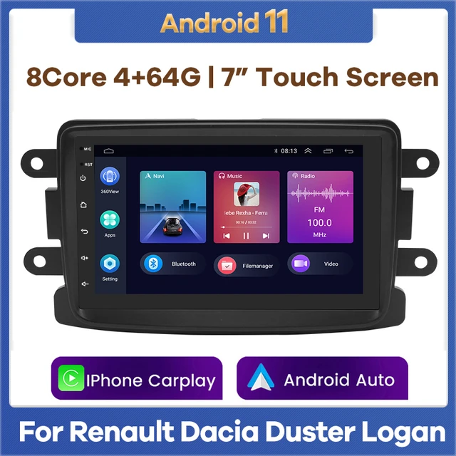 7 Android Car Video Player Radio Gps Navigation For Dacia Sandero Duster  Renault Captur Lada Xray 2 Logan Auto Stereo Carplay - Car Multimedia  Player - AliExpress