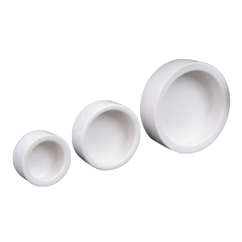 White Ceramic Reptile Round Feed Bowl Worm Dish Pet Bowls Mini Food Water Anti-E