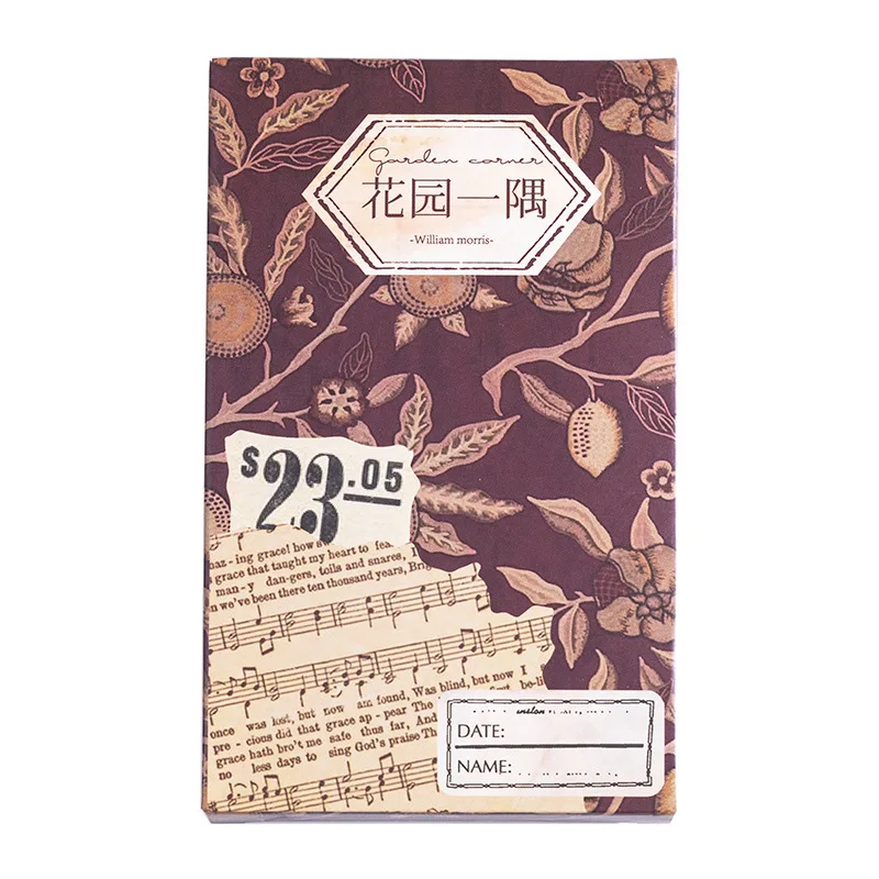 Vintage Literature and Art hand tent DIY decorative foundation paper hand made Scrapbooking Junk Journal Supplies 60pcs/boxed scrapbook paper