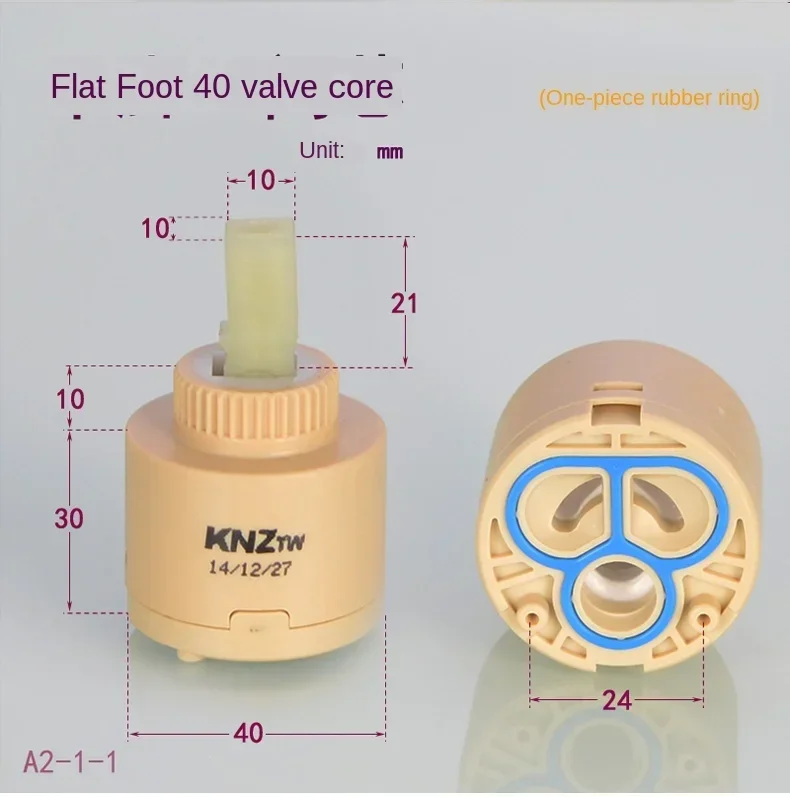 Flat foot 40 spool