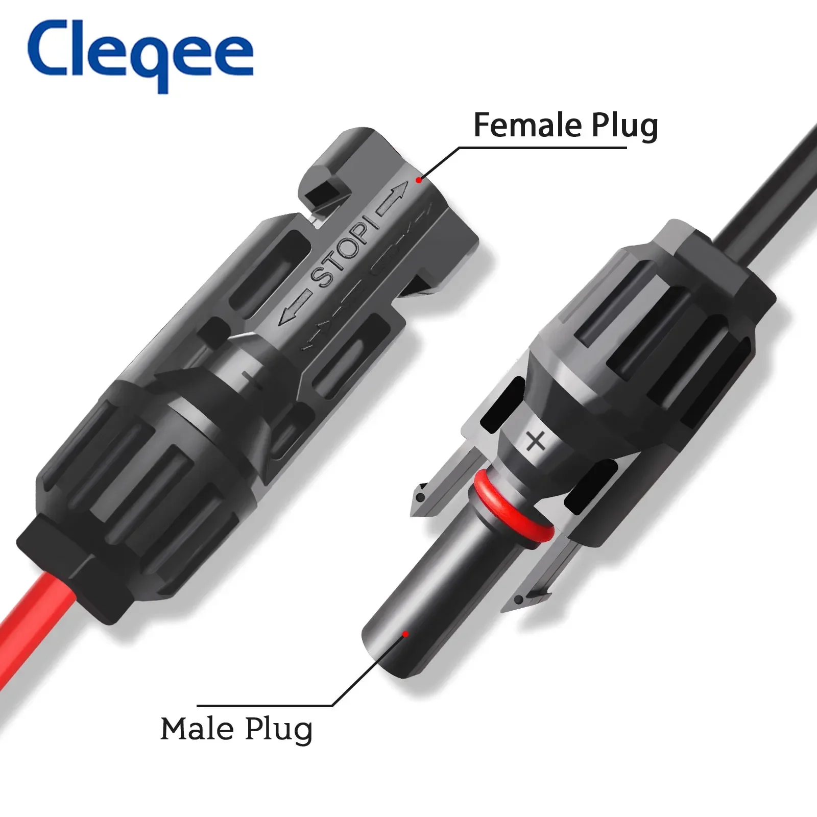 cleqee extensao solar cabo de carga xt60 femea 01