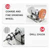 100W Electric Grinding Wheel Machine Artifact Table Grinder Motor Micro Polishing Grinding Stone Household Knife Sharpener 4