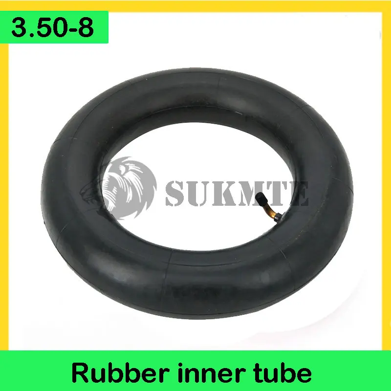 3.50"X8" 3.50-8 3.5-8 3.50/8 Inner Tires tire BLACK RUBBER TYRE INNER TUBE BENT VALVE STEM scooter tire scooter wheel