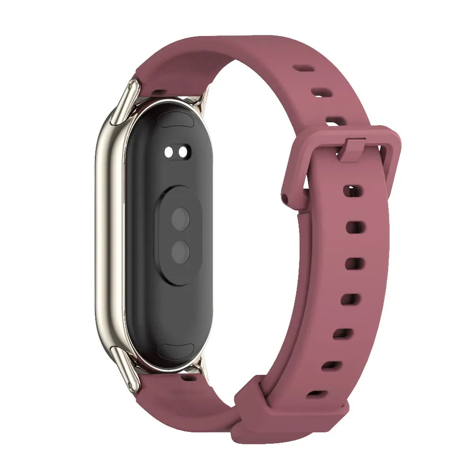 Kwmobile 2X Sportarmband Kompatibel Mit Xiaomi Mi Band Dunkelgrün Altrosa
