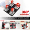 Furniture Lifter Mover Tool Set 330lbs Heavy Duty Furniture Moving Tool 360° Rotation Lifter Mover with 4 Wheels Bar Moving 2
