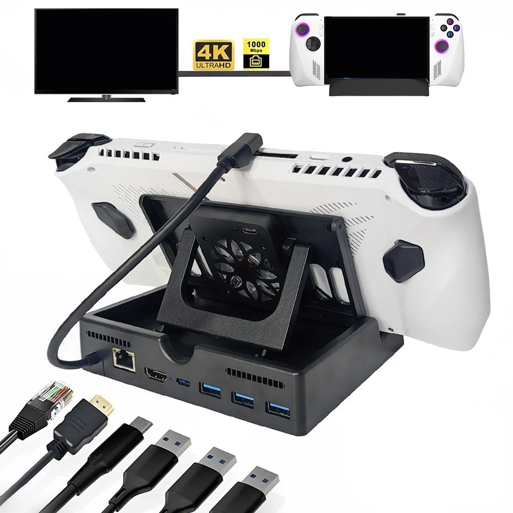 Adatto Per Ventola Di Raffreddamento Base Multifunzionale Rog Ally Per Supporto Base Di Raffreddamento Dock Di Estensione Della Macchina Da Gioco Rog 