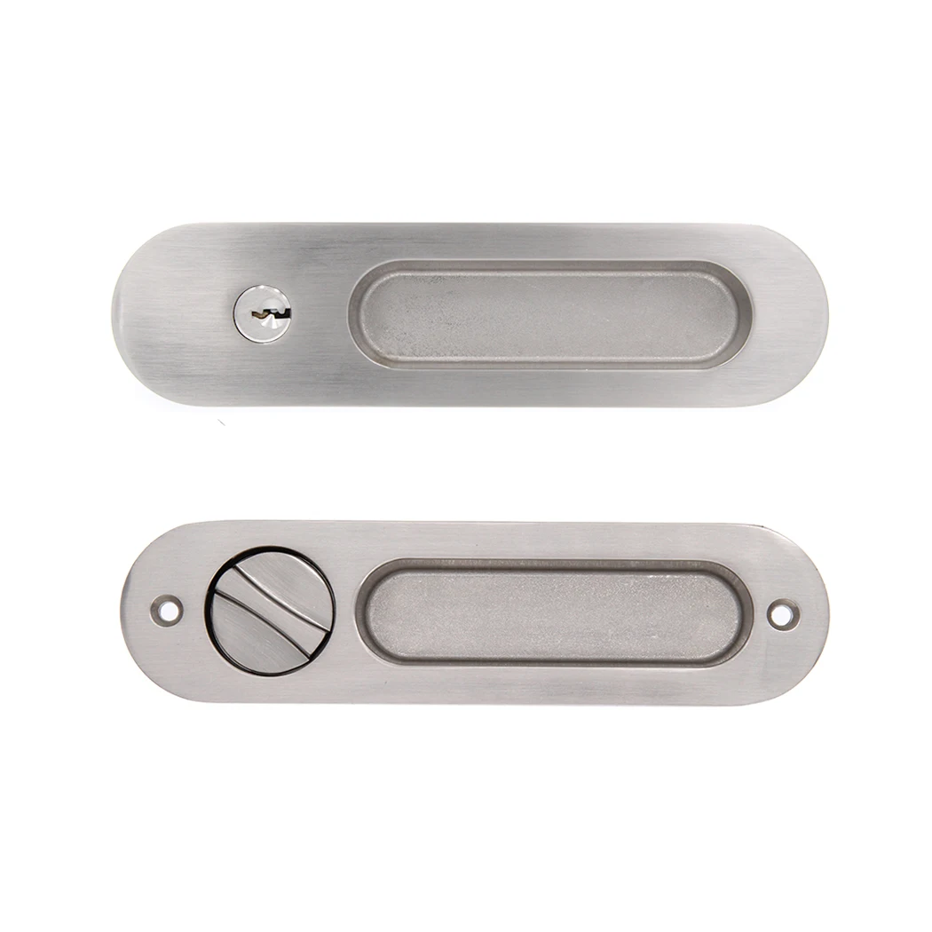 YOUTHUA Sliding Barn Door Locks Invisible Door Handle for Wooden Sliding Pocket Latch Furniture Hardware 17cm Locks