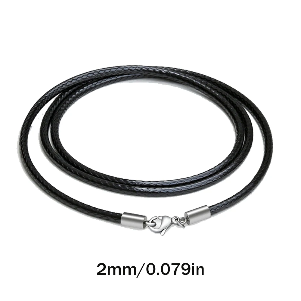 50 Pezzi Cordoncino Per Collane Cerato 50 Pezzi Connettori per Ciondoli Cordino per Ccollane Cerato Filo per Fai da Te Creazione Collane Braccialetti Perline Accessori Gioielli