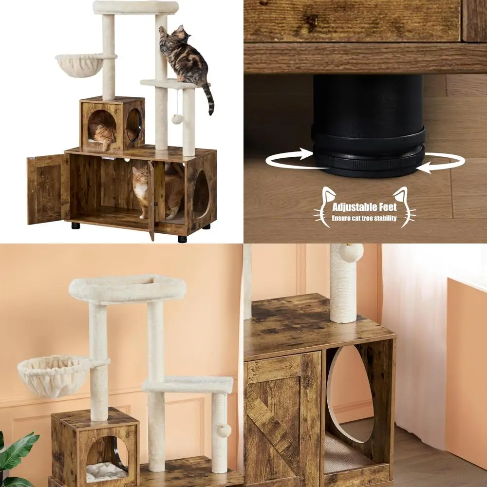 Yaheetech Cat Tower 53in 1