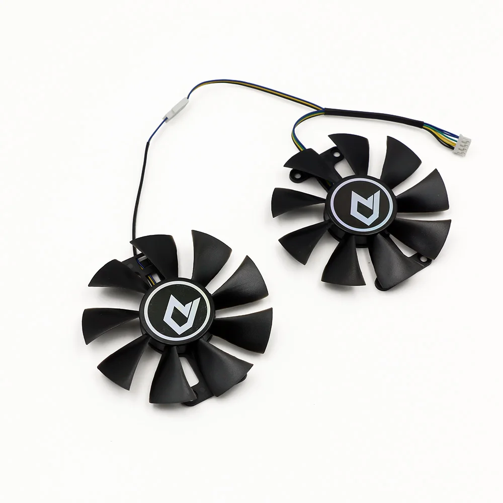 Gpu Ventiladores de Refrigeração Substituição para Powercolor Red Devil Radeon rx 470 480 580 Placas Gráficas Fãs Cooler Peças Lote Ga91s2u - Imagem 4