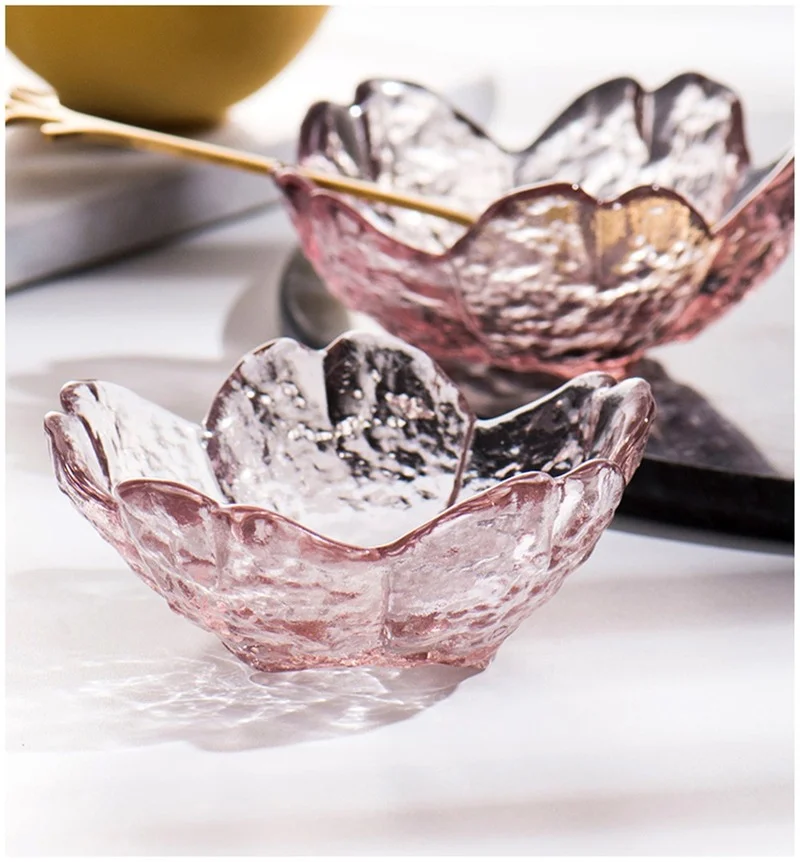 1/3pcs Ice Cream Plate Set Snack Nut Bowl Cherry Sauce Small Plate Seasoning Fruit Mini Tableware Desktop Decoration dish