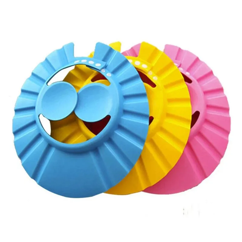 Safe Shampoo Shower Bathing Bath Protect Soft Cap Hat For Baby Wash Hair Shield Bebes Children Bathing Shower Cap Hat Kids