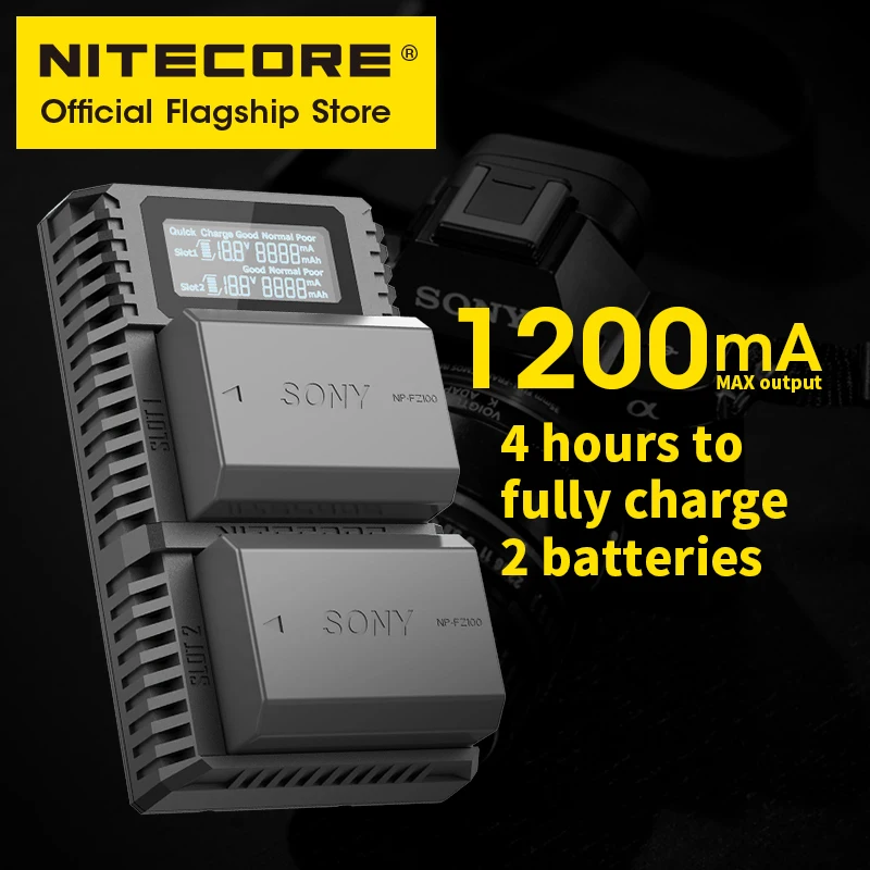 NITECORE USN4   ī޶ ,   USB   , NP-FZ100 ͸,  ͸ Ȱȭ