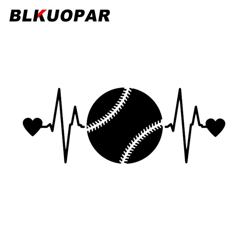 

BLKUOPAR теннис сердцебиение графика автомобильные наклейки Солнцезащитный устойчивый к царапинам наклейка личность лобовое стекло автофургон виниловая автомобильная пленка