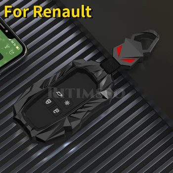 Copri chiave auto in lega di zinco per Renault Koleos Kadjar Scenic Megane Sandero Espace Clio Captur Kangoo Laguna Talisman Twingo