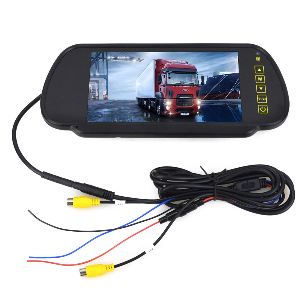 7" TFT LCD Car RearView Mirror Monitor Screen for Reverse Camera Parking System car display monitor
