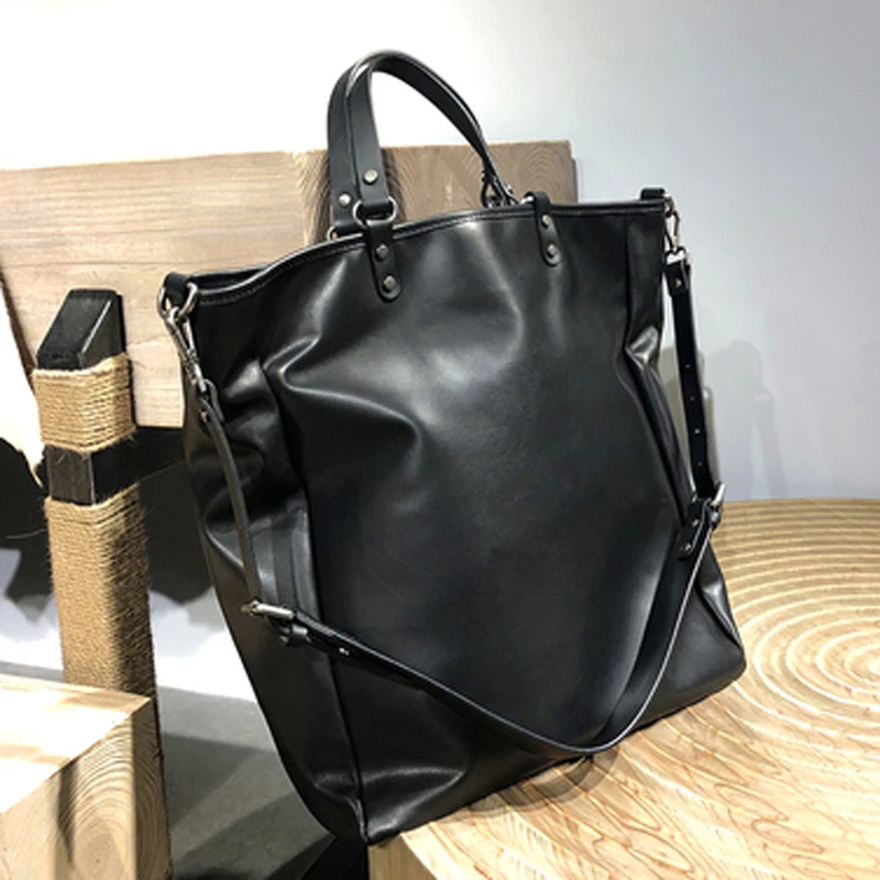 

AETOO It feels silky! New casual leather bag men's bag vintage first layer cowhide men's single shoulder handbag