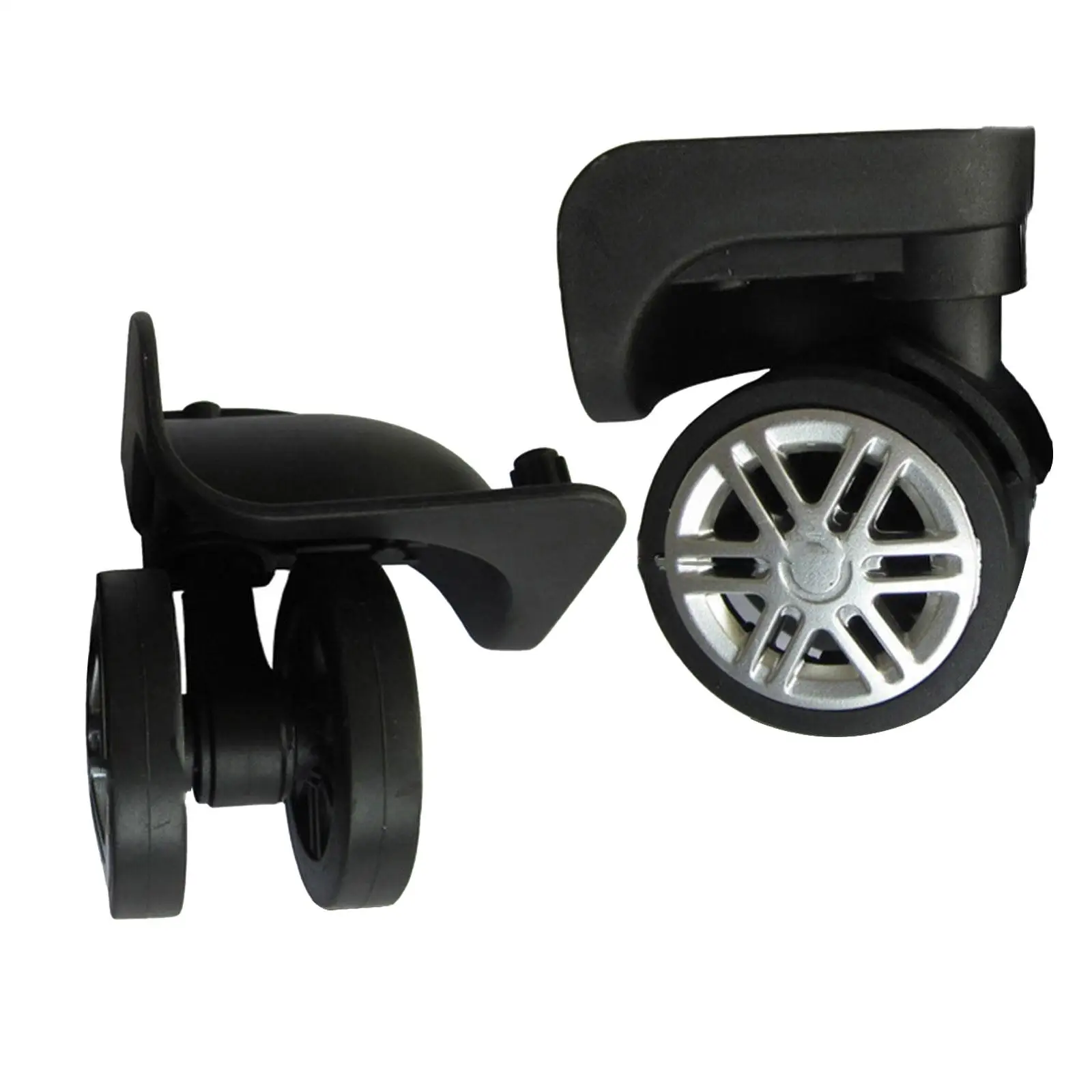 2PcsA86ReplacementLuggageWheelsRollersHeavyDutySwivelCaster