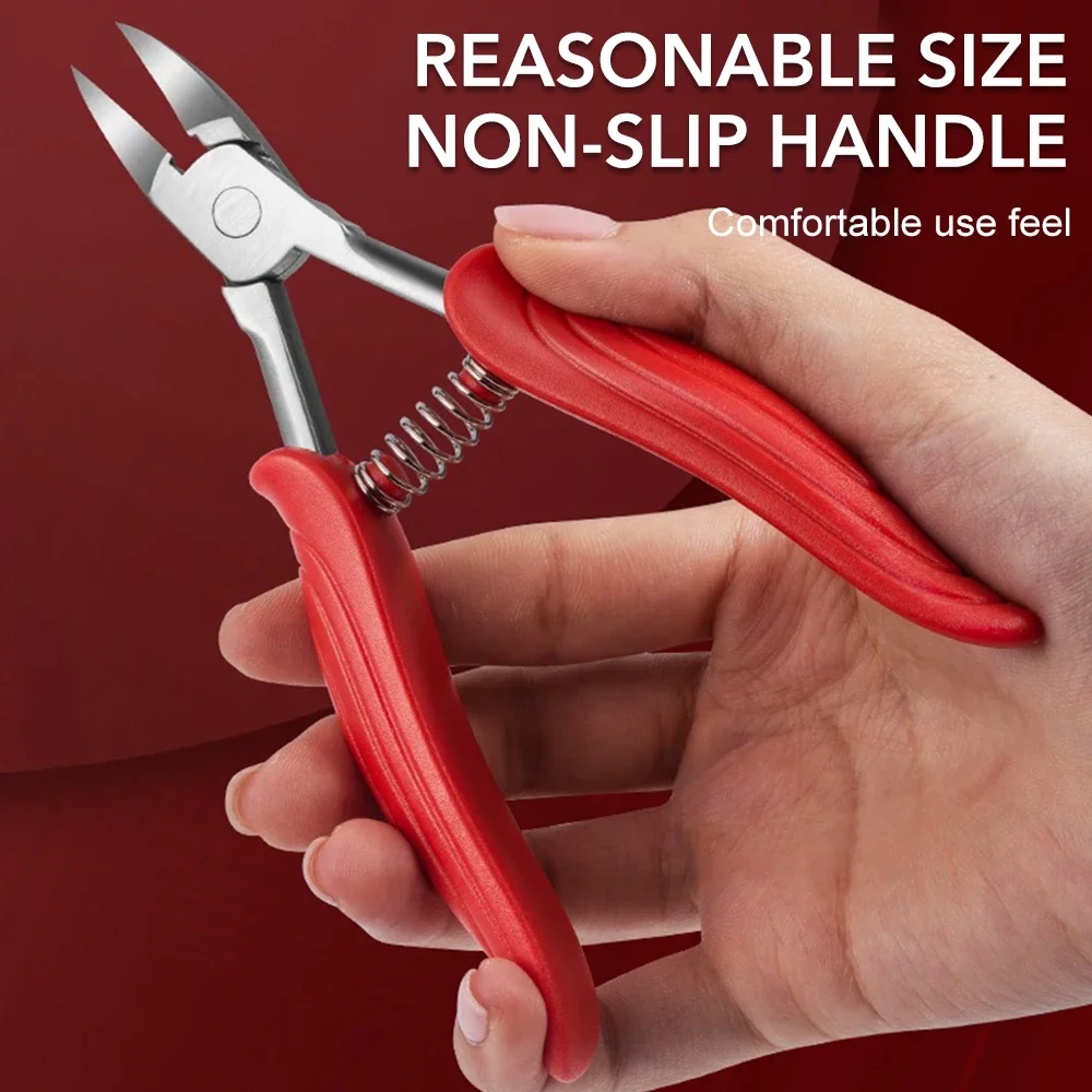 1Pcs Ingrown Nail Clippers Accessories And Manicure Tools Thick Toenails Nipper Edge Cutter Trimmer Cuticle Scissors Pedicure nail clipper set,nail clipper,nail scissors set,nail clippers,manicure sets,manicure nail clipper set,nail clippers kit