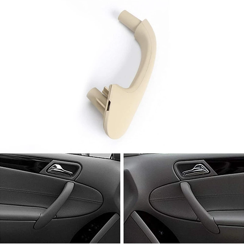

Car Rear Left Right Inner Door Pull Handle Cover Trim Auto Interior Accessories For Mercedes Benz C Class W203 2000-2007