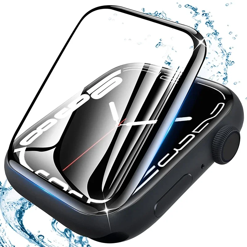 

3D Full Curved Screen Protector For Apple Watch Ultra 49MM Protective Film For iWatch Series 8/7/6/5/4/SE 45MM 40MM 41MM 44mm