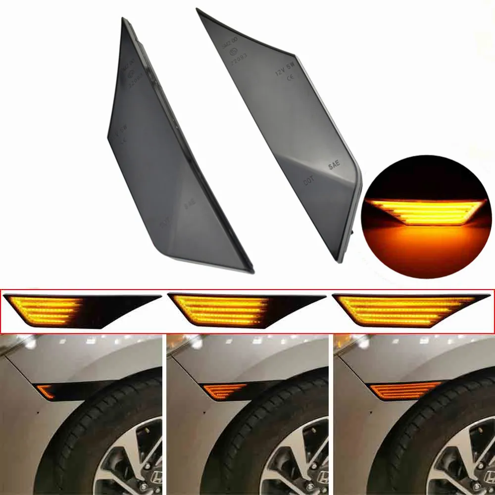 

2 шт., фонари поворотников для Honda Civic 10 поколения 2016 2017 2018 2019