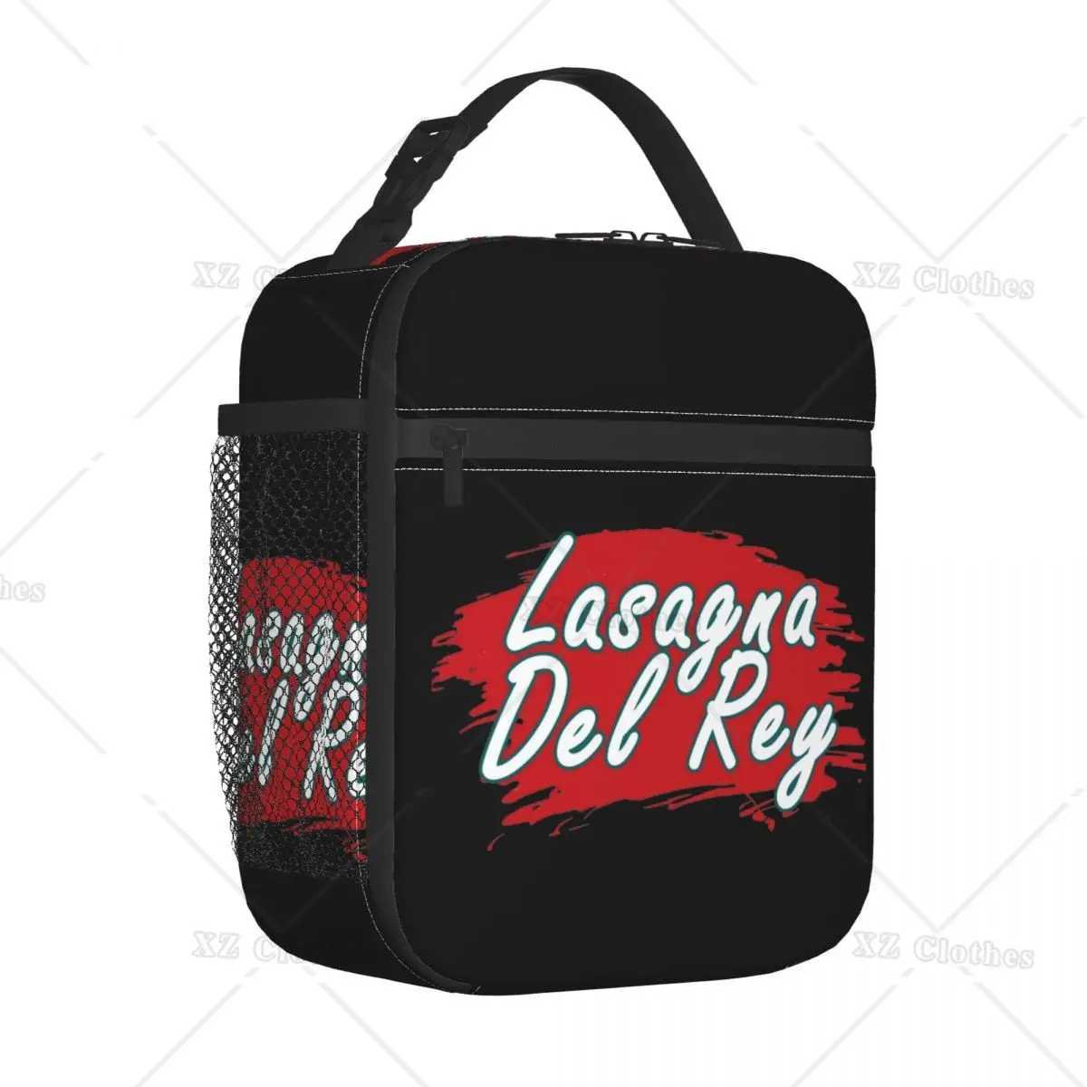 

Music Lana Del Rey Composer Funny Insulated Lunch Bags Thermal Bag Container Lunch Box with Pocket for Men Women Work Picnic
