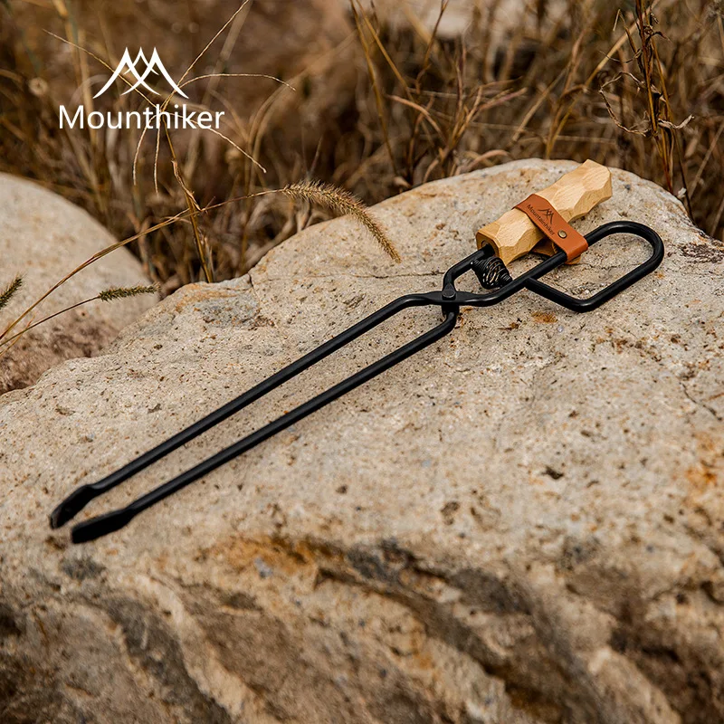 

Firewood Tongs Steel Log Grabber for Indoor Outdoor Fire Pits Fireplace Accessories Fire Tongs for Charcoal Coal Campfire