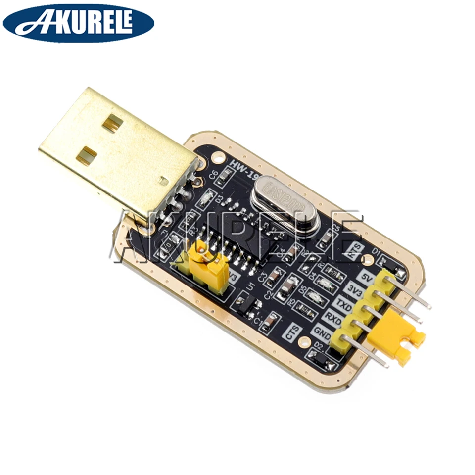 Фото Модуль CH340G с USB на TTL модуль, преобразователь последовательного порта RS232, STC загрузчик с девятью обновленными пластинами CH340 для Arduino №2