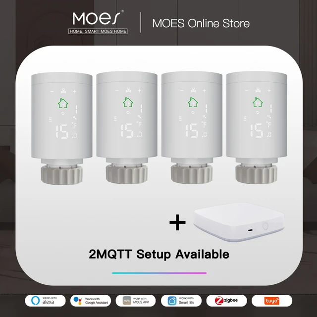 Smart Radiator Actuator Programmable Thermostatic - Zigbee3.0 Smart  Radiator - Aliexpress