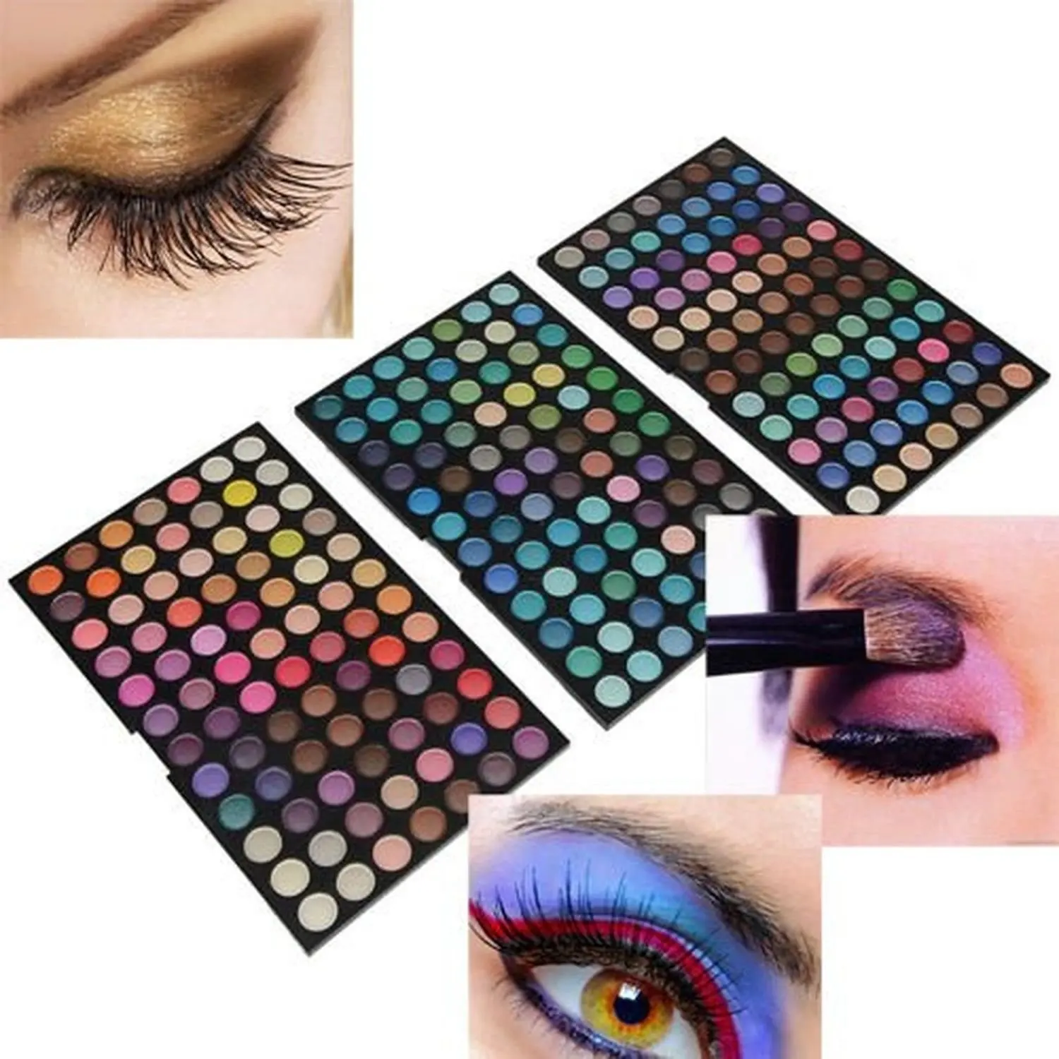 252 Colors EyeShadow Palette Makeup Matte,Shimmer and Metallic Shades Ideal for  All-in-One Eyeshadow Set for versatile Looks 6