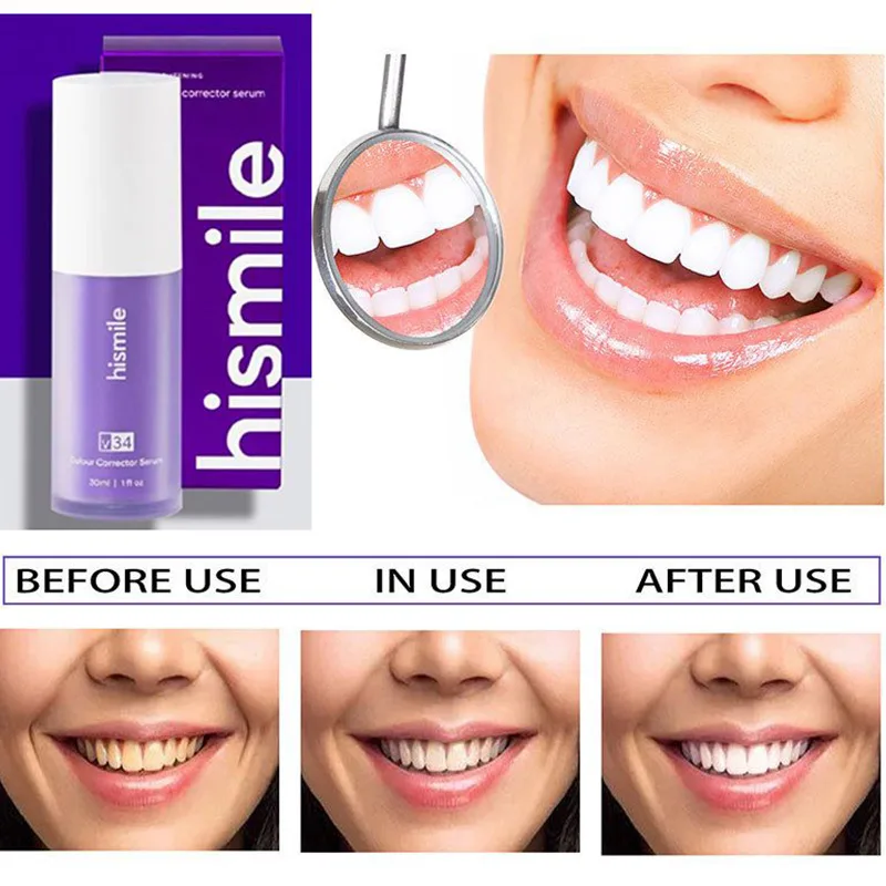 HismilePurpleToothpasteTeethWhiteningProductsV34ColourCorrector