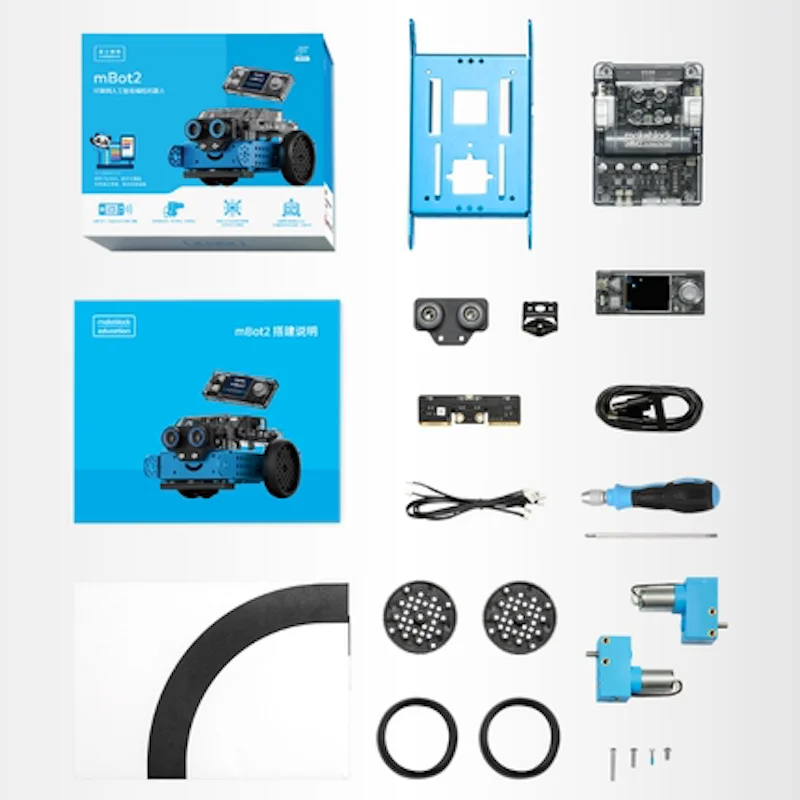 Makeblock-Mbot Neo Mbot 2リモートコントロール,wifi付き,プログラム可能なロボット,Mbot 2,mbot 2,スクラッチ 2,python,車のコーディング AliExpress