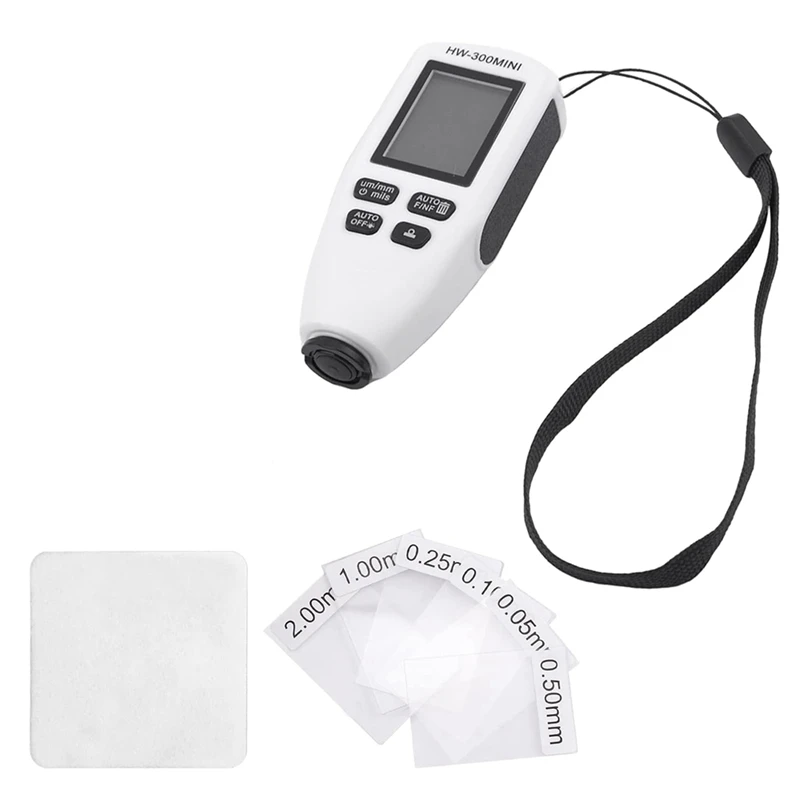 

1 PCS White Paint Thickness Gauge Digital Meter Car Coating Thickness Meter Thickness Gauge Tester For Automotive Coating