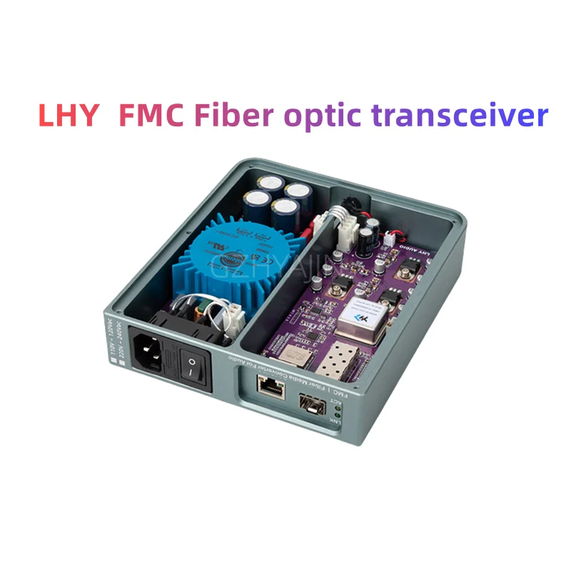 

LHY Новый FMC аудио HIFI лихорадка Ethernet сетевой очиститель волоконно-оптический трансивер OCXO постоянная температура Кристальный осциллятор