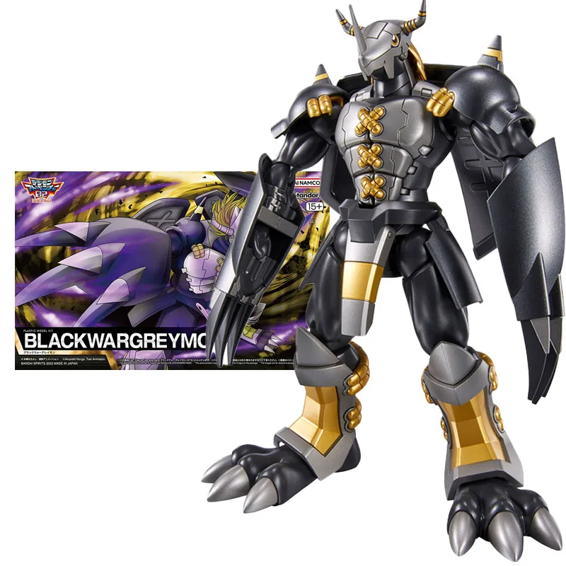 

Bandai Genuine Figure Digimon Adventure Model Kit Figure-rise Standard Black War Greymon Collection Model Action Figure Kid Toys