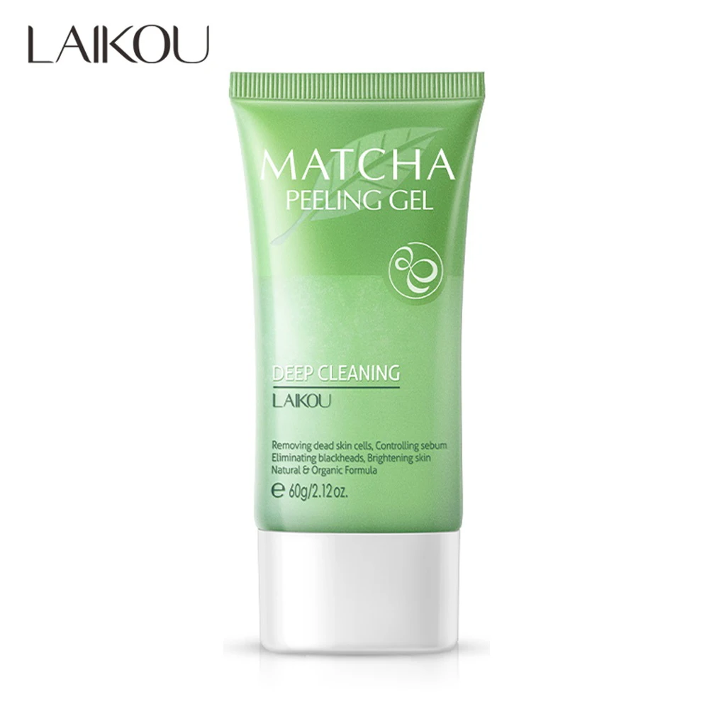 Matcha Exfoliating Peeling Gel Facial Scrub Moisturizing Brightening Repair facial exfoliant