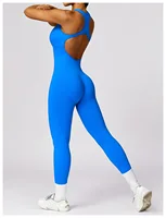 Sexy Back V Jumpsuit Gym Set Women Training Yoga Suit Sportswear Women Sports Jumpsuit Fitness Rompers Stretch Workout Bodysuits - Image 2