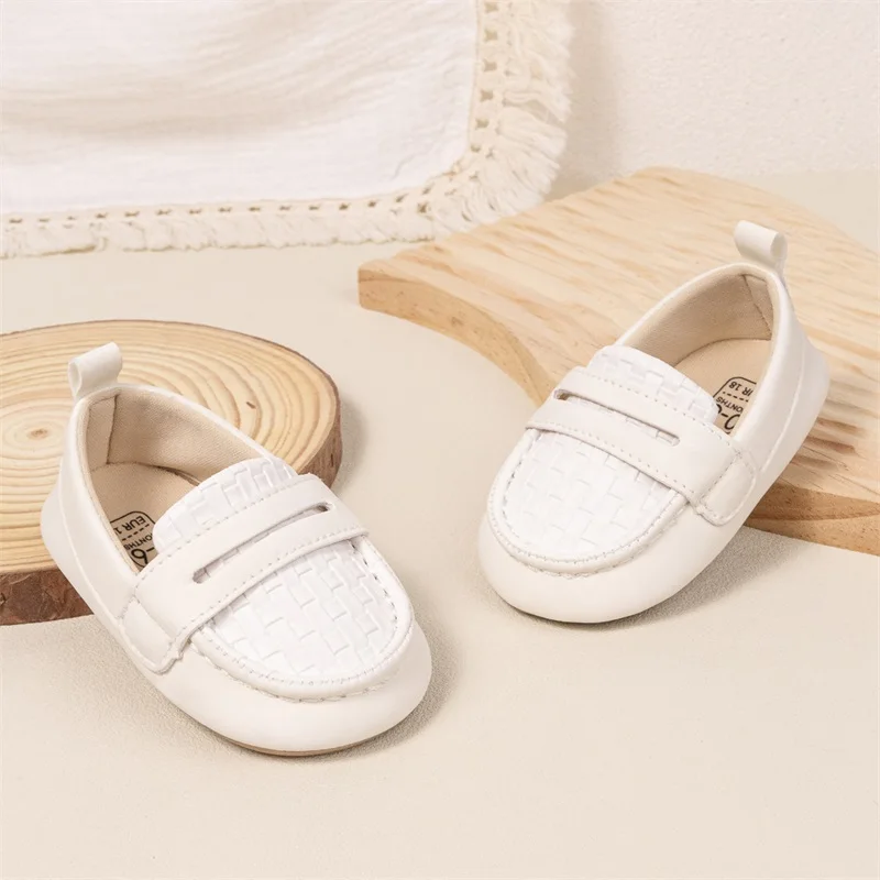 Blotona Baby Boy Girl Loafer Shoes Solid Color Non-slip Soft Sole Walking Shoes Casual Slip-on Shoes for Spring Fall 5