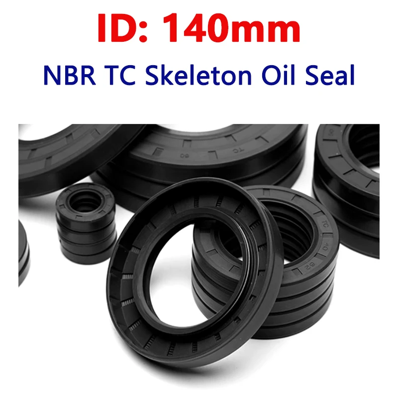 

1 шт ID 140mm NBR Nitrile Rubber TC Skeleton Oil Seal Seal вал губы высокотемпературной прокладки кислотной устойчивостью 190- 250мм