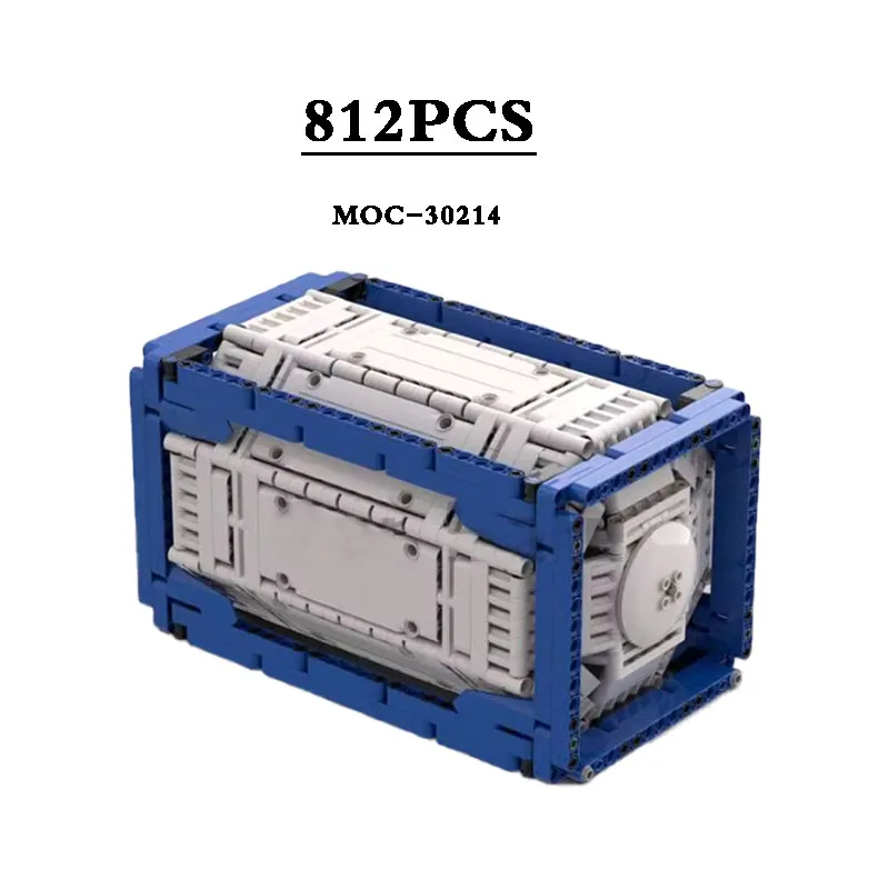 Moc-30214 Tank Container Per Container Trailer E Lead Chassis Trailer Per 42078 812Pcs Kids Building Block Toy Regalo Di Compleanno