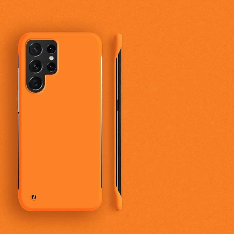 Ultra Slim Frameless Hard Matte Back Cover