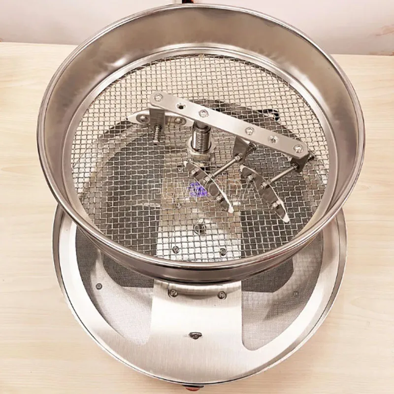 220V/1200g rotating coffee bean cooling plate cooler with dual fans and high suction household roasted bean cooling machine 6