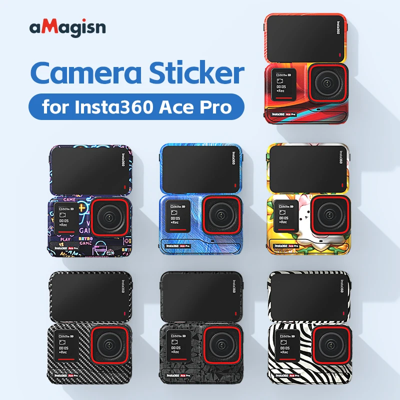 aMagisn Camera Body Stickers 3M Sticker Full coverage Sports Camera Accessories for Insta360 Ace Pro