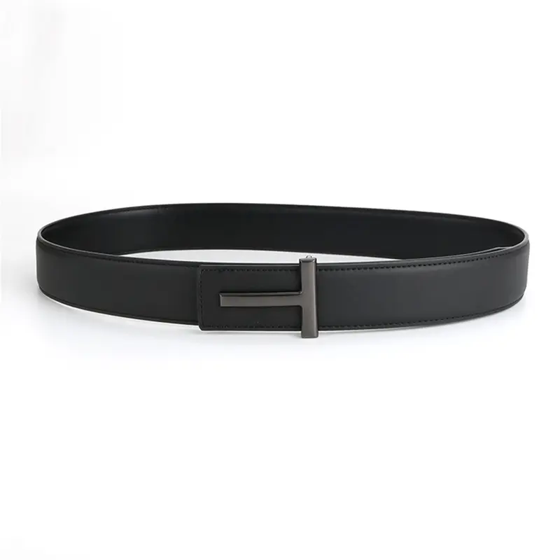 High Quality Business Men Belt Luxury Brand Designer famous Leather Belts for men Jeans Strap Male Metal Buckle work belt - Image 12