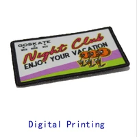 Buy Custom Your Own Design Patches Embroidery Iron on Brand Name Military Woven Printed Badges Hook and Loop Patch for Clothing Online - Image 5