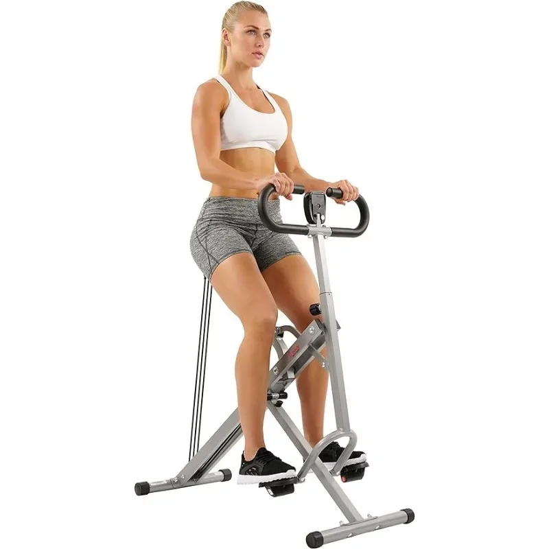 

Row-N-Ride Squat Assist Trainer for Glutes Workout With Adjustable Resistance, Easy Setup & Foldable Exercise Equipment