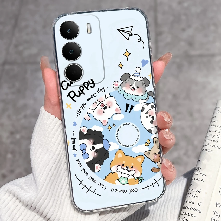 Fashion Astronaut Pattern Transparent Phone Case - Anti-Fingerprint TPU Clear Back Cover